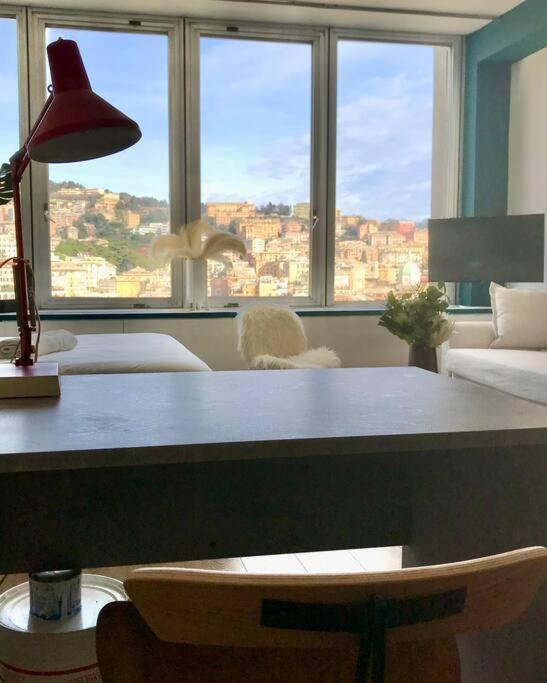 Central Studio Loft W Great View Apartment Genoa Bagian luar foto